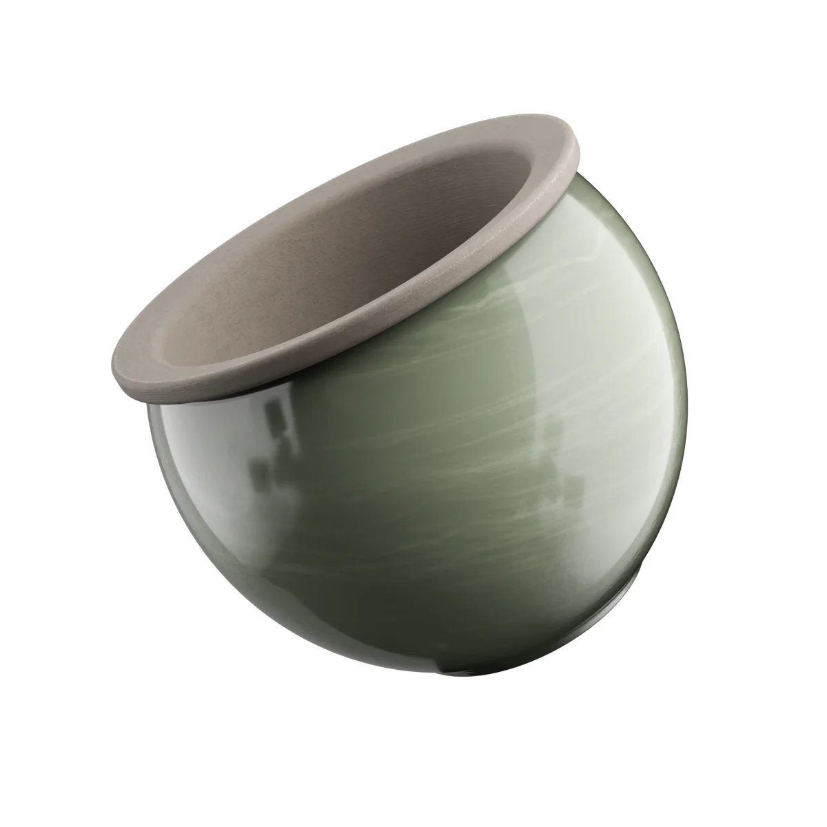 AQUATIC Luna 17 cm o.L. grnt./umb. grau-grün lasierend EAN Try3-Pal.