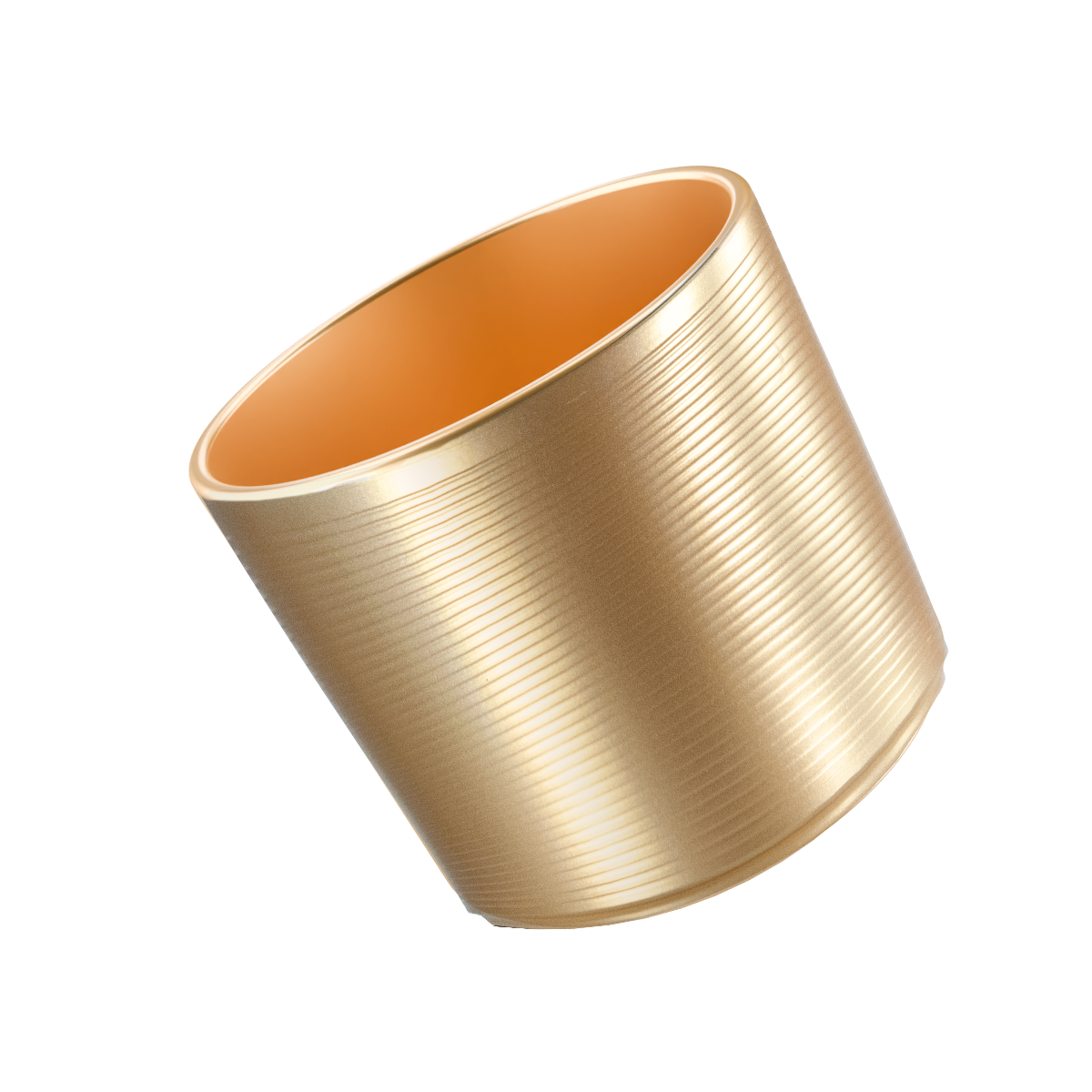 PILLAR CIRCLE 15 cm o.L. wss.M. gold-effekt EAN Try. 4